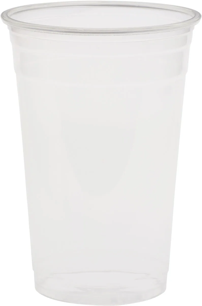 Trinkbecher 0,5 l mit Eichstrich · 98×98×142 mm · Transparent · rPET