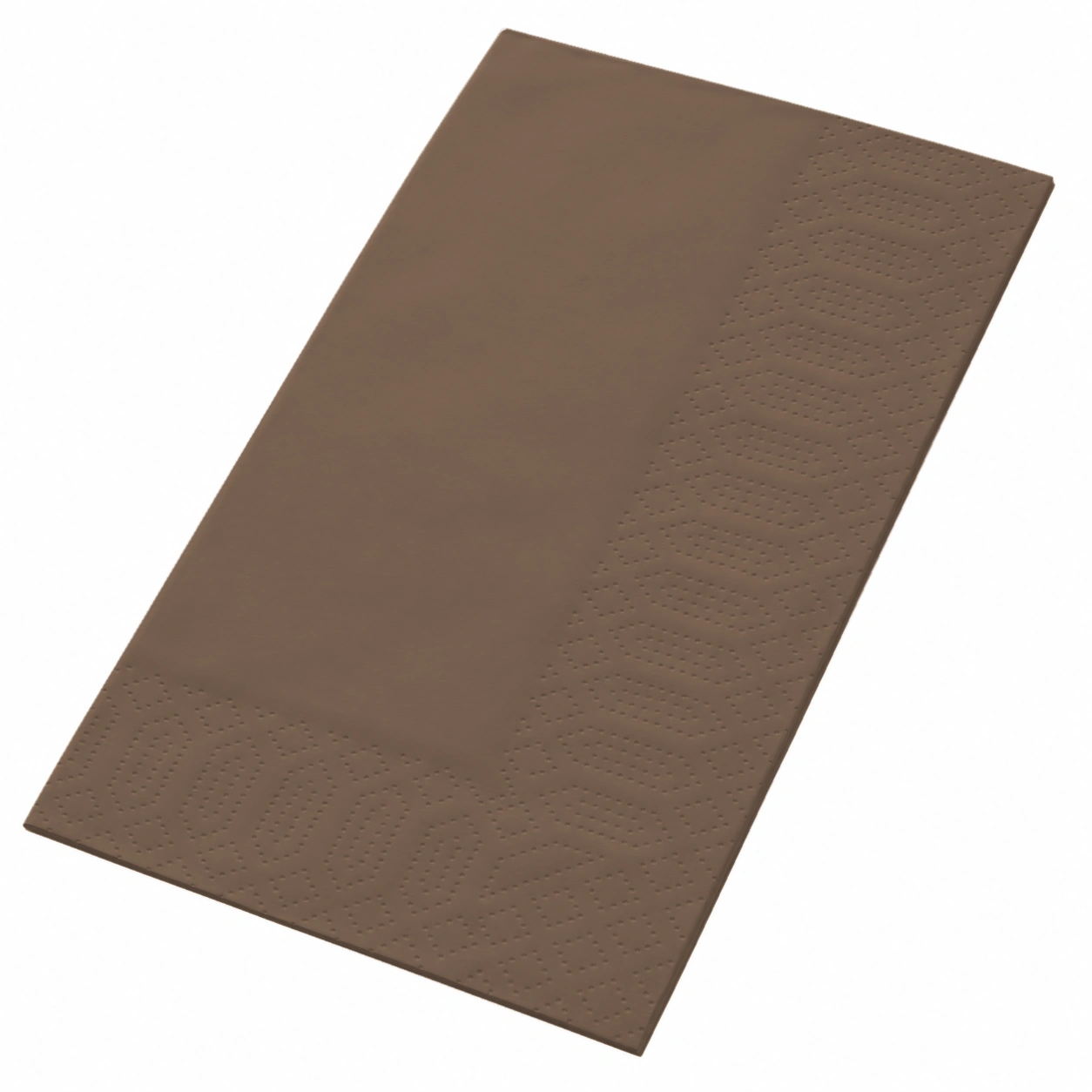 Serviette · 40×40 cm · Chestnut · 3-lagig · 1/8 Buchfalz · Tissue