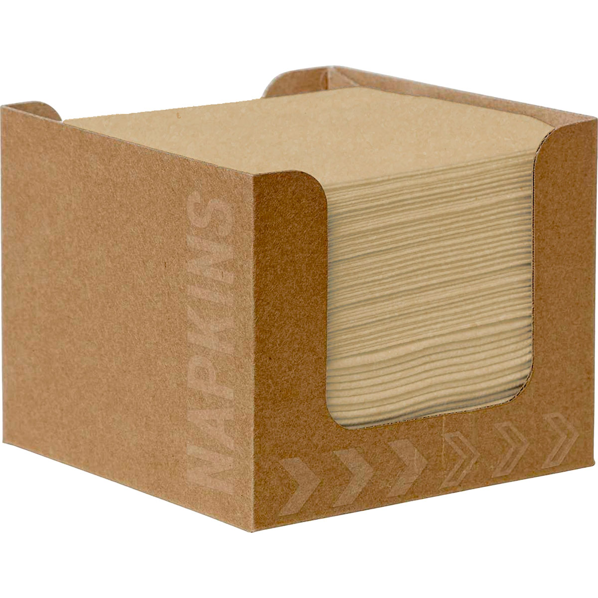 Bio Dunisoft® Serviette 20×20 cm Natural Brown