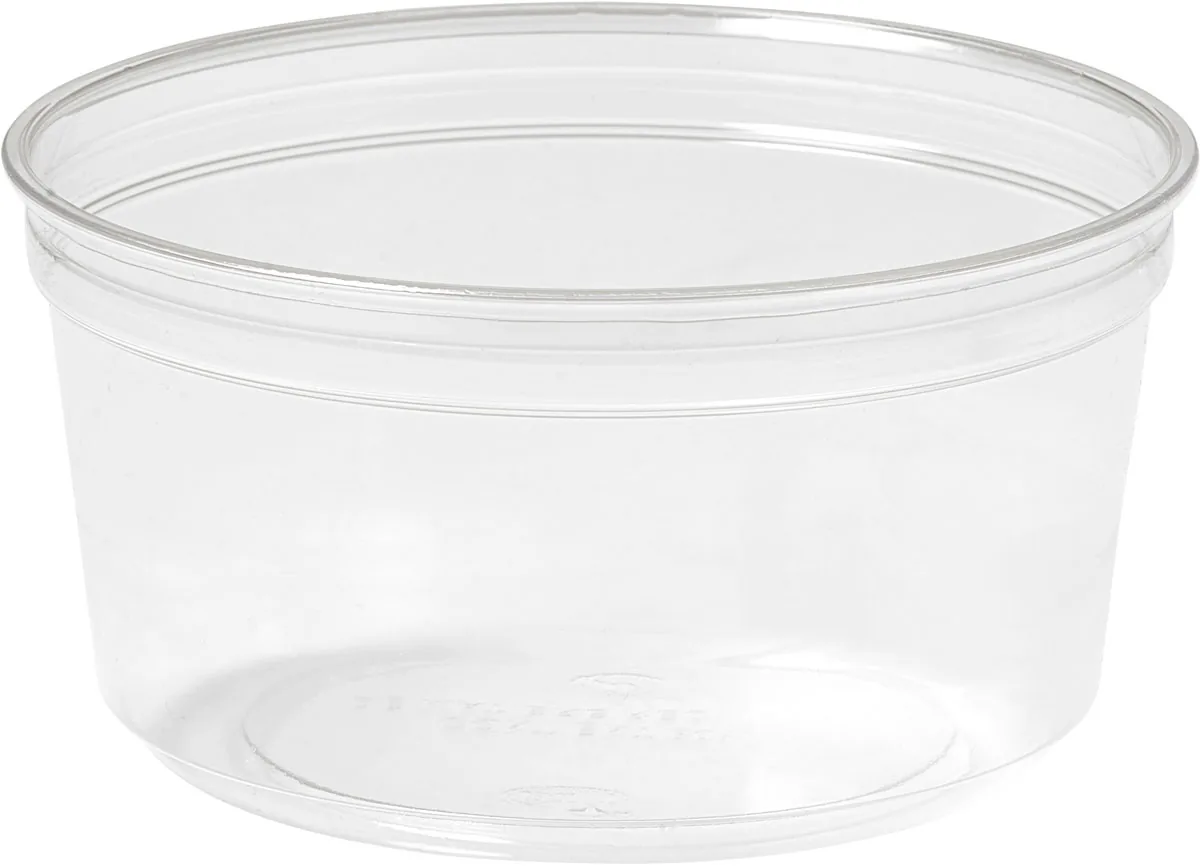 Dessertschale 375 ml · 114×114×61 mm · Transparent · rPET – Duni Crystal