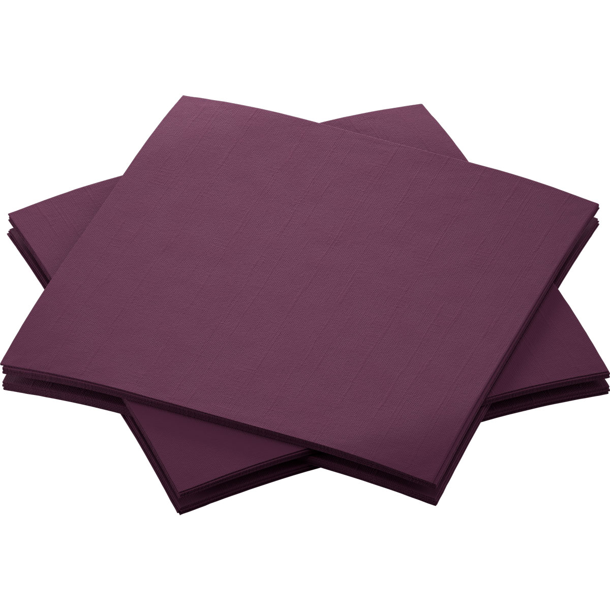 Serviette Dunisoft Bio · 20×20 cm · Plum · Airlaid