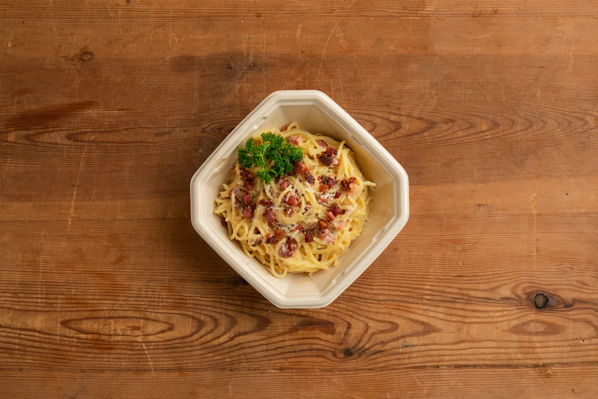 Salatschale 400 ml · 152×152×39 mm · Braun · Bagasse