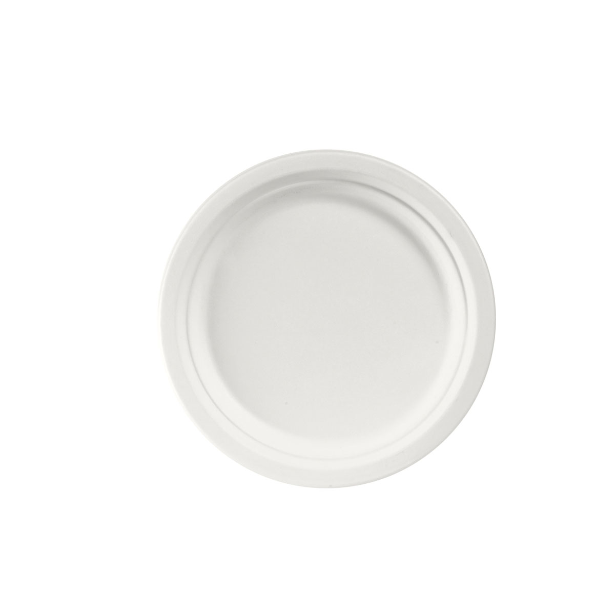 Teller · Ø220 mm · Weiß · Bagasse