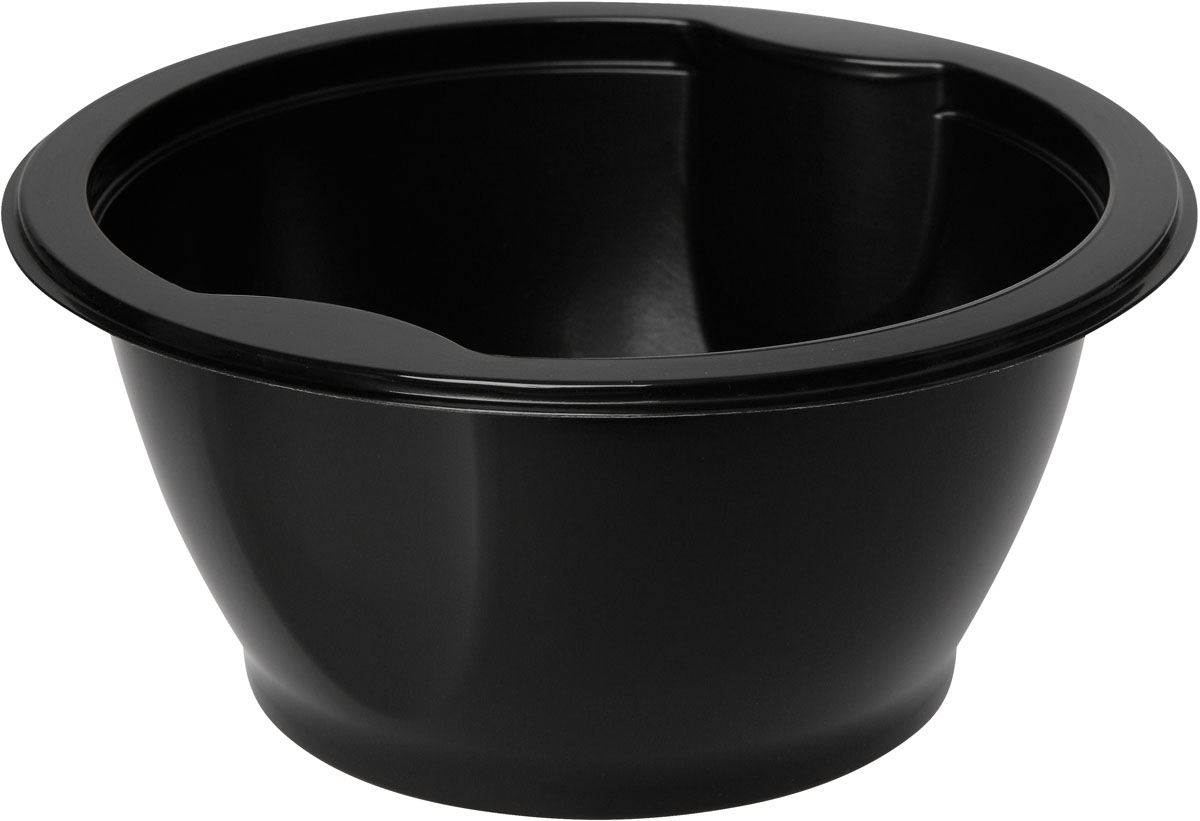 Multi-Schale 153×153×70 mm Schwarz ungeteilt
