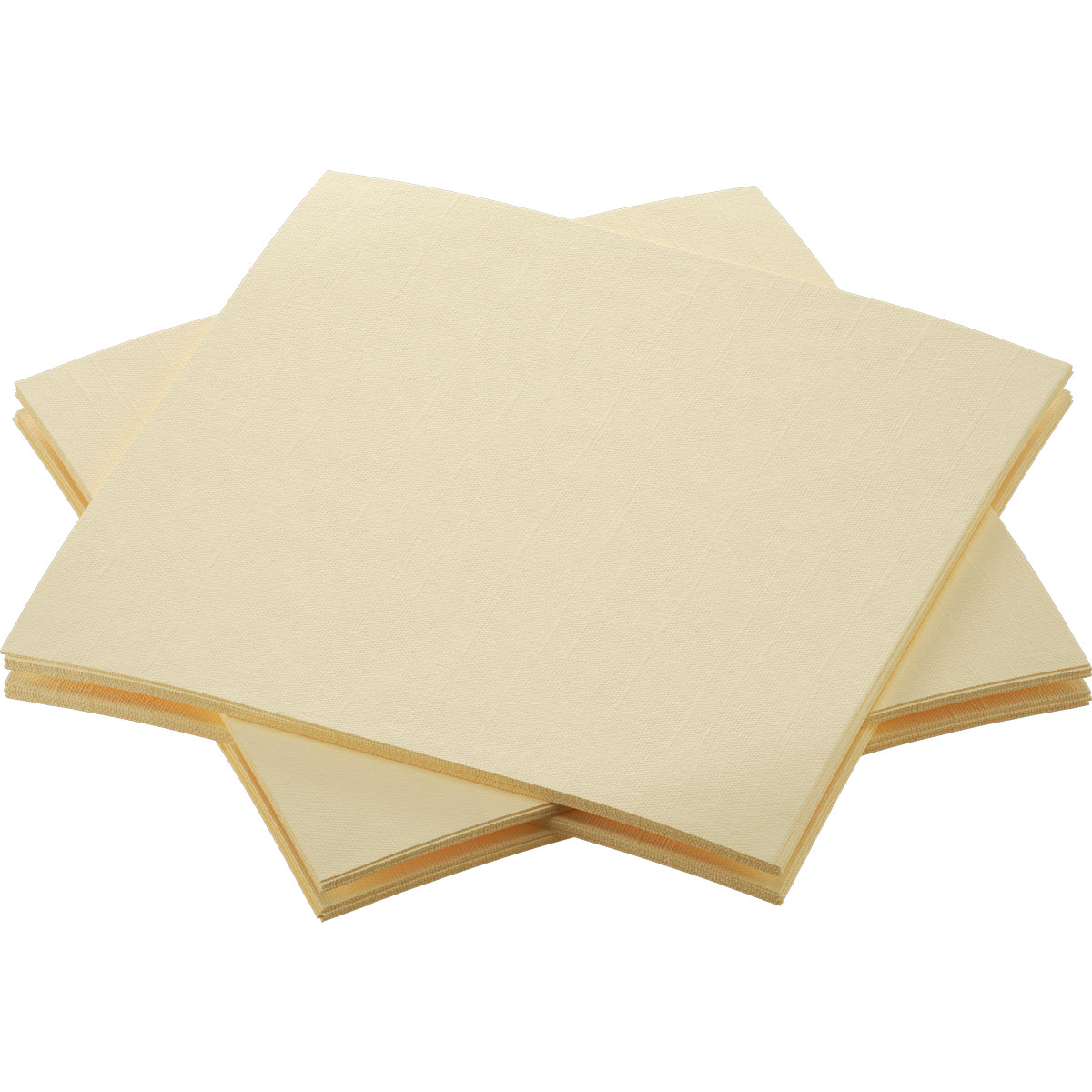 Serviette Dunisoft Bio · 20×20 cm · Cream · Airlaid