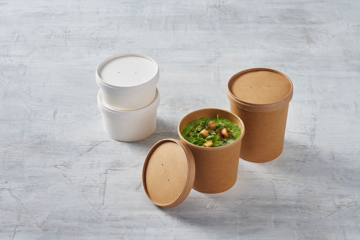 Ronda Bowl Slim 350 ml - 117×117×52 mm - Braun - ungeteilt
