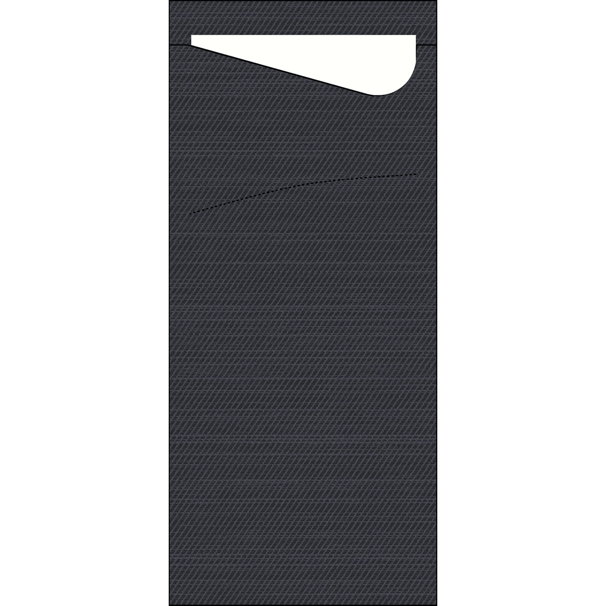 Duni Sacchetto® Tissue 8,5×19 cm Schwarz