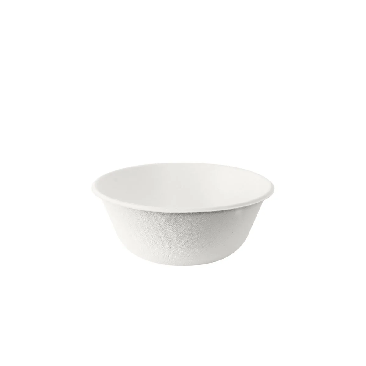 Schale 500 ml · 141×141×57 mm · Weiß · Bagasse