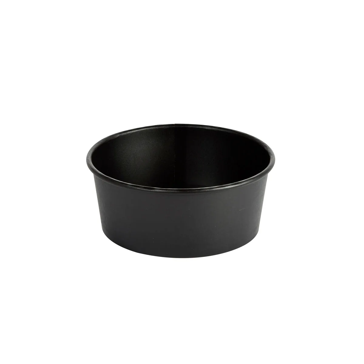 Salatschale 1300 ml · 184×184×66 mm · Schwarz · Karton – Duni Ronda