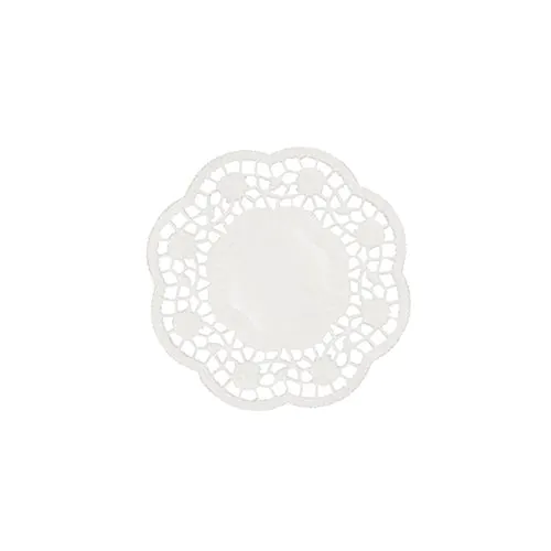 Papieruntersetzer · Ø100 mm · Weiß · Papier