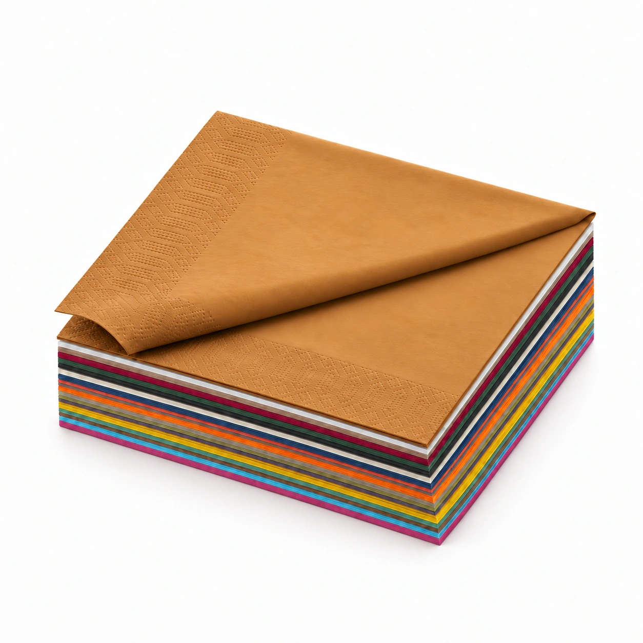 Serviette · 33×33 cm · 3-lagig · 1/4 Falz · Tissue