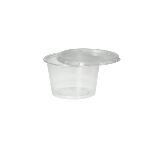 Deckel für Dressingbecher Ø 71 mm · 71×71×5 mm · Transparent · PP