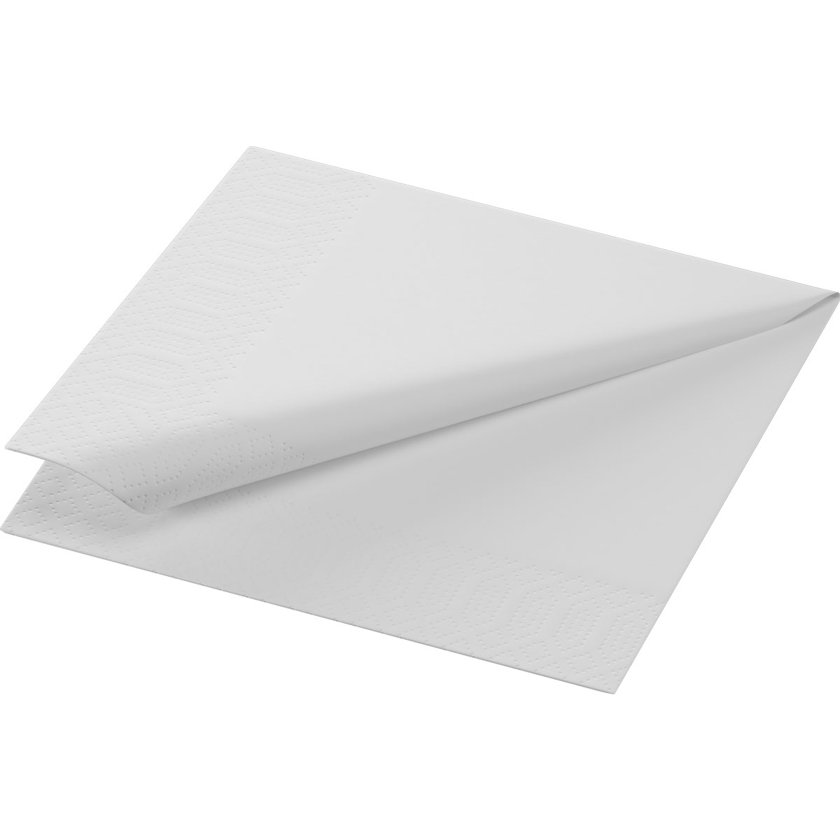 Tissue-Serviette 24×24 cm Weiß 3-lagig