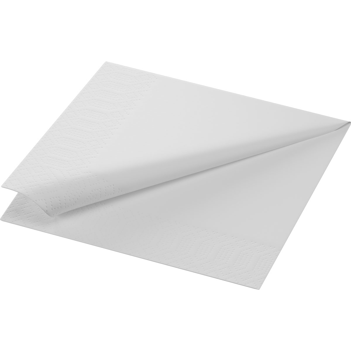Tissue-Serviette 33×33 cm Weiß 3-lagig