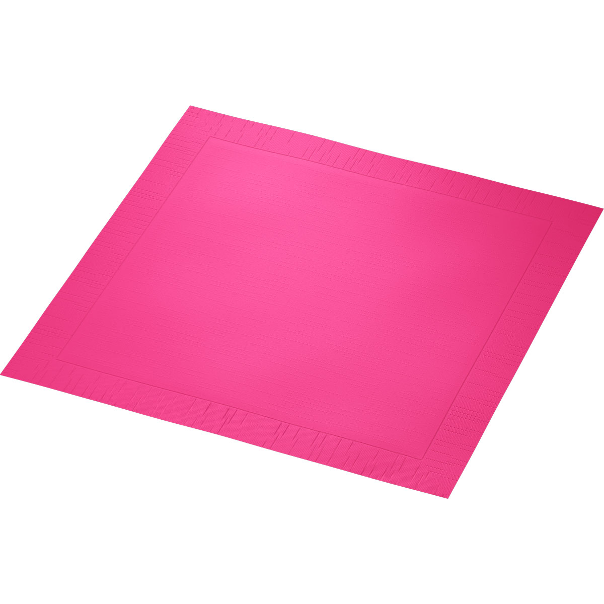 Serviette · 40×40 cm · Fuchsia · 4-lagig · 1/4 Falz