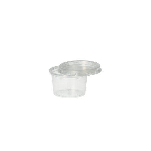 Dressingbecher 30 ml · 46×46×28 mm · Transparent · PP