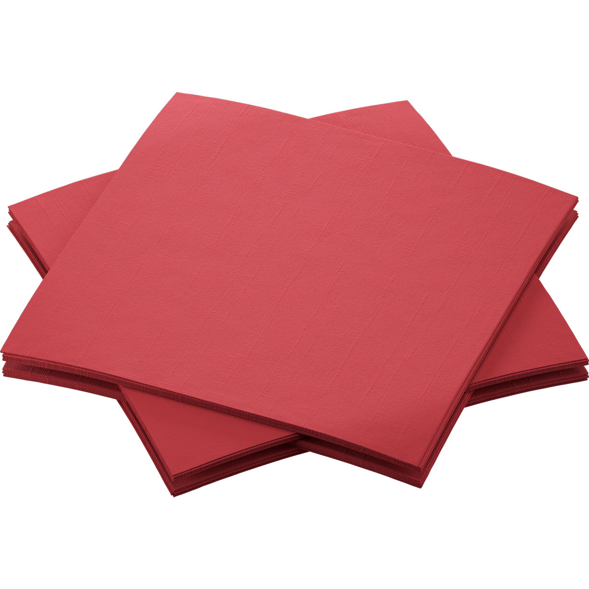 Serviette Dunisoft Bio · 20×20 cm · Bordeaux · Airlaid