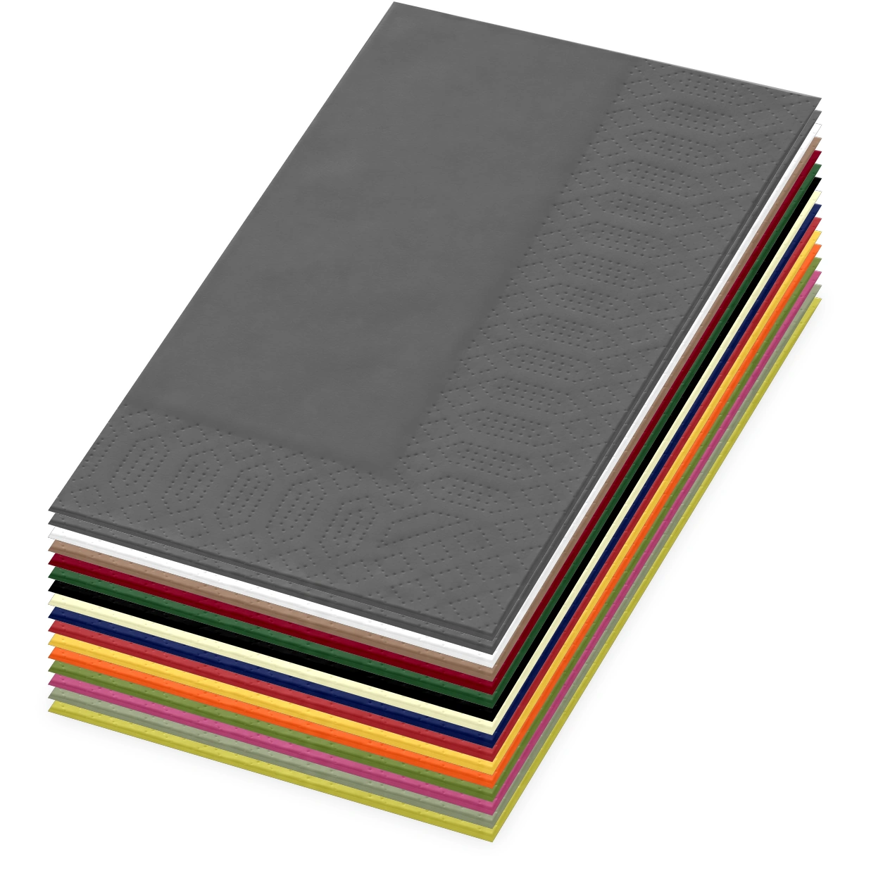 Serviette · 33×33 cm · 3-lagig · 1/8 Buchfalz · Tissue