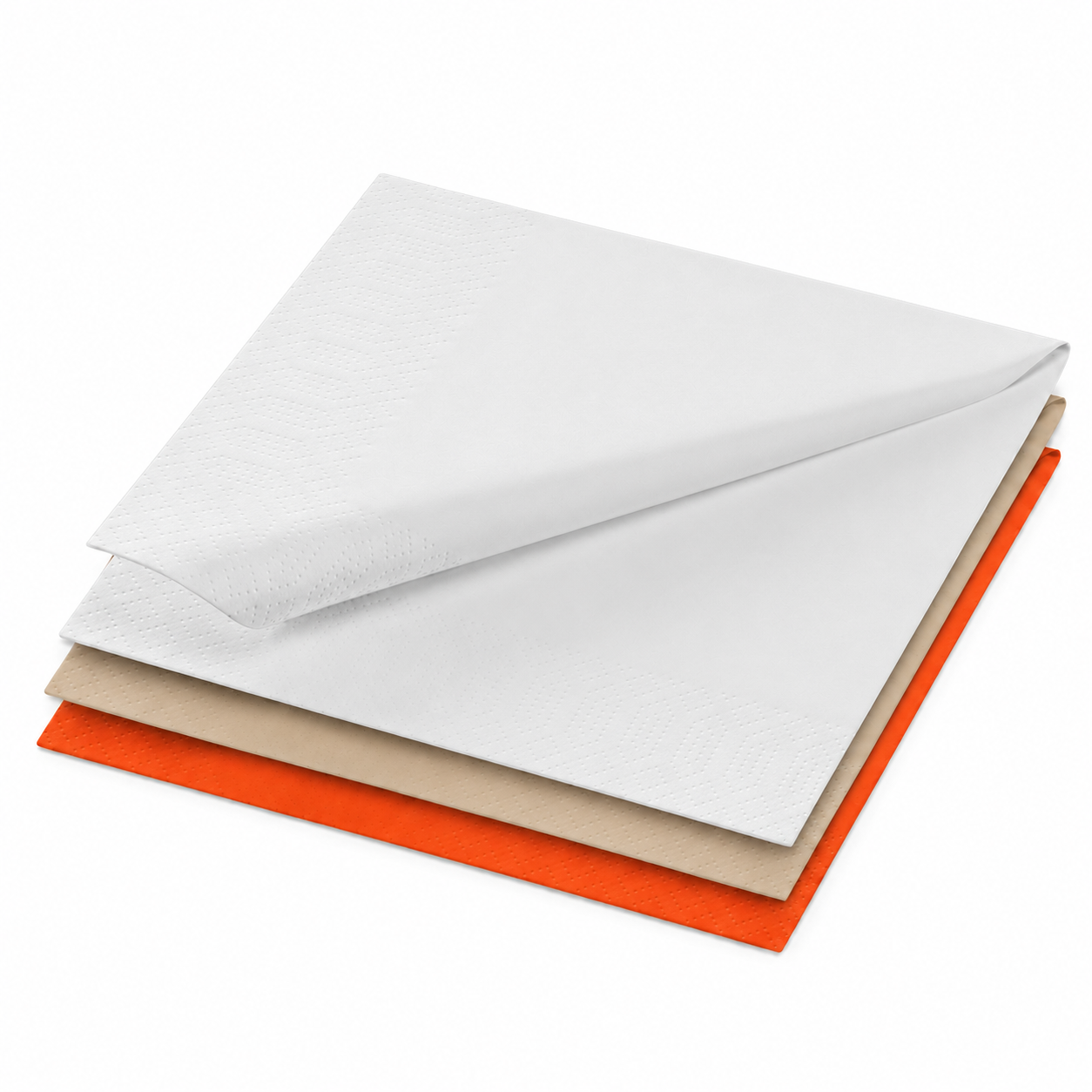Serviette · 24×24 cm · 2-lagig · 1/4 Falz · Tissue