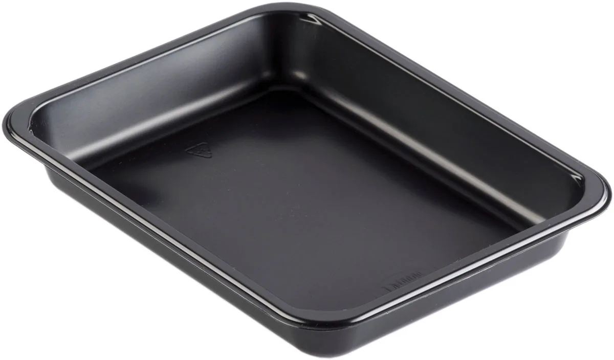 PP-Schale Caterline 920 ml · 227×178×32 mm · Schwarz · PP · ungeteilt