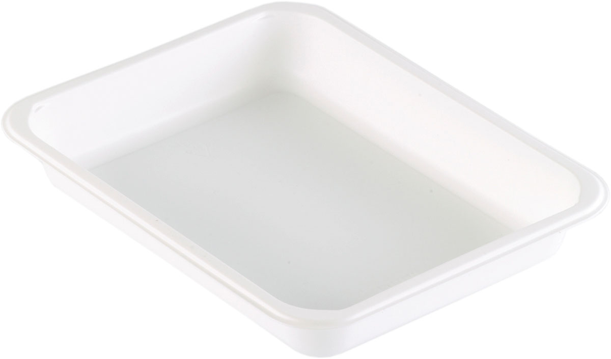 PP-Schale Caterline 227×178×32 mm Weiß ungeteilt