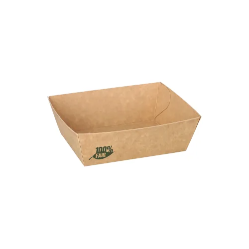 Pommes-Tray 250/500 ml · Braun · Karton