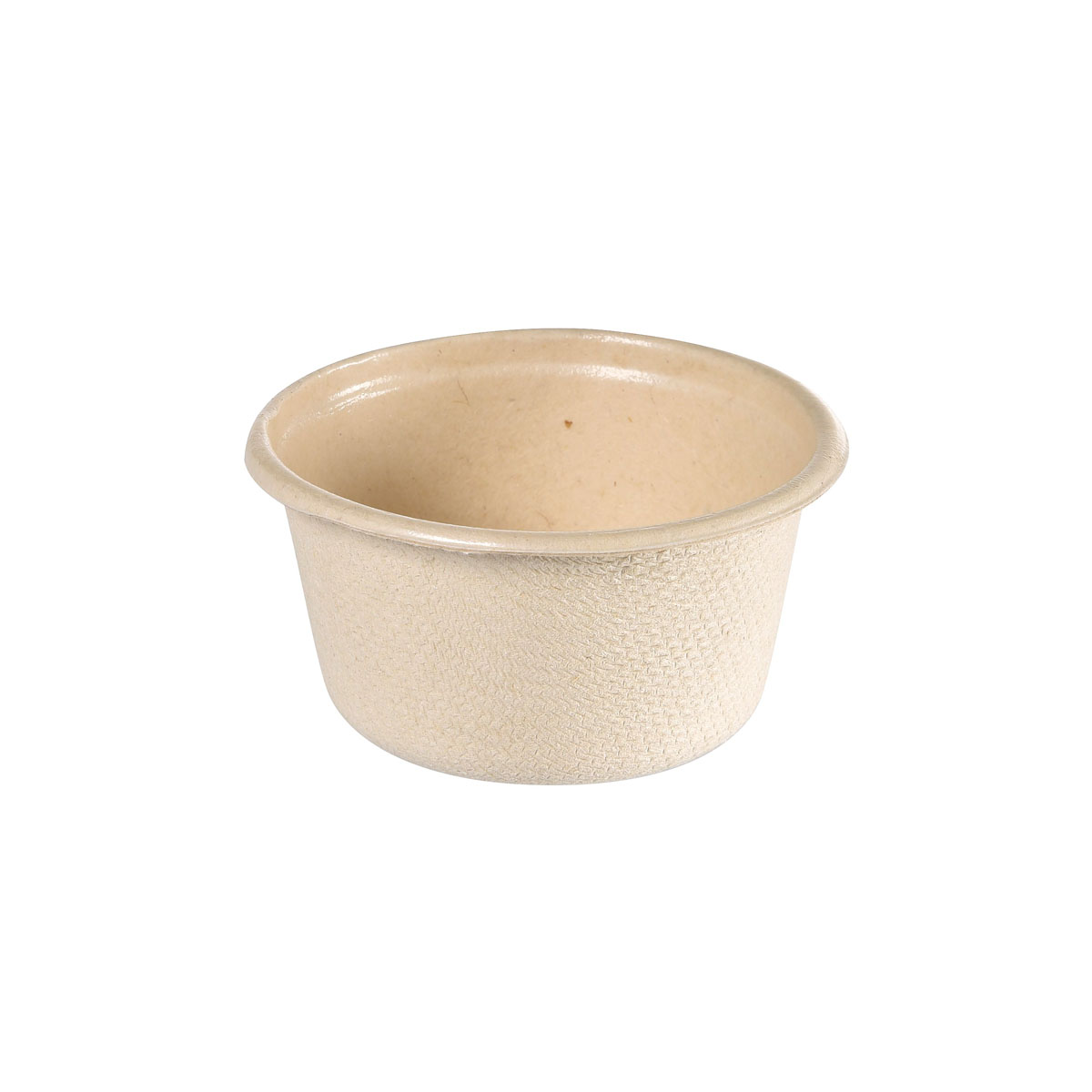 Dressingbecher Bagasse 60 ml Braun ungeteilt