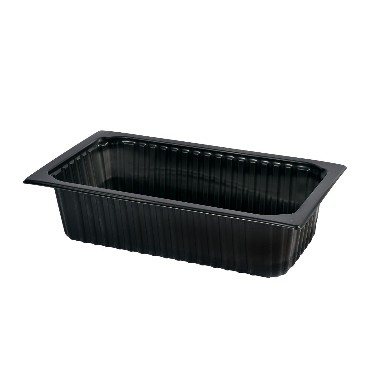 PP-Schale 1/3 GN 323×173×80 mm Schwarz ungeteilt