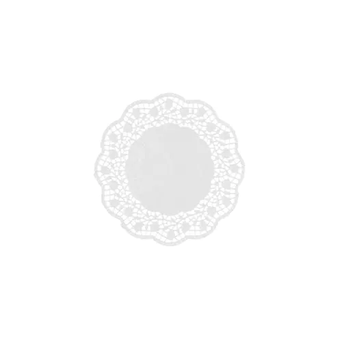 Papieruntersetzer · Ø120 mm · Weiß · Papier