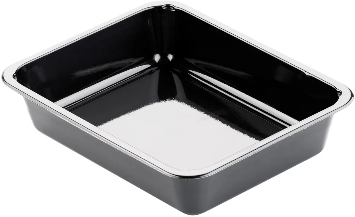 CPET-Schale 1500 ml · 225×175×54 mm · Schwarz · CPET