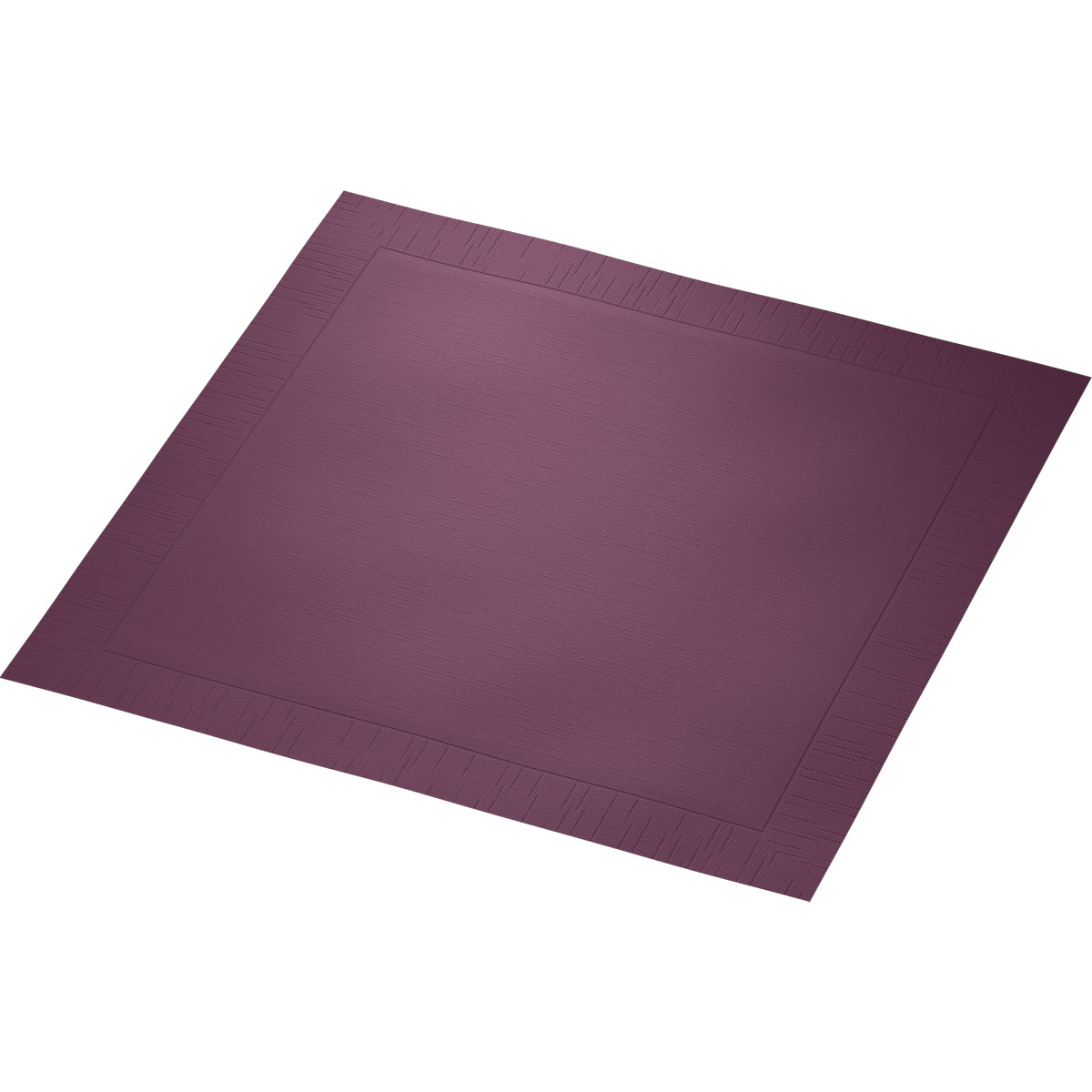 Serviette · 40×40 cm · Plum · 4-lagig · 1/4 Falz