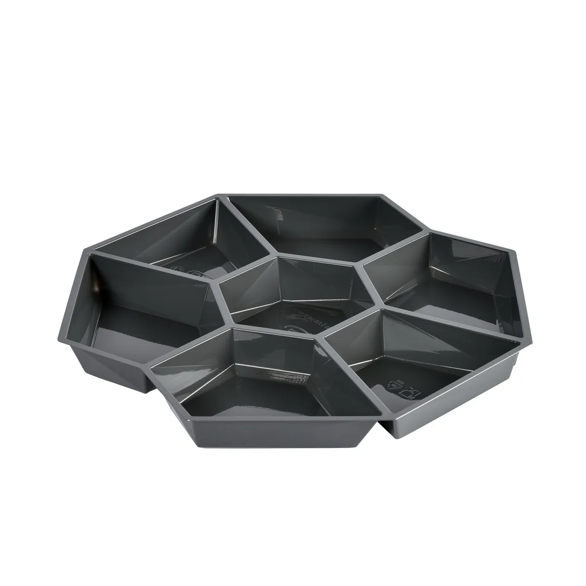 Octaview-Einsatz · 283×283×25 mm · Grau · APET