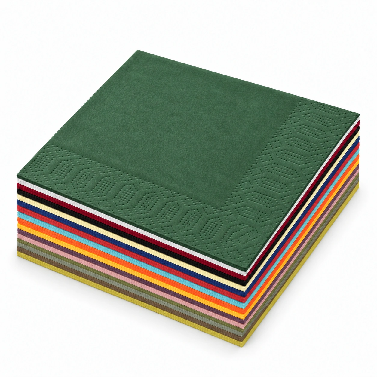Serviette · 40×40 cm · 3-lagig · 1/4 Falz · Tissue