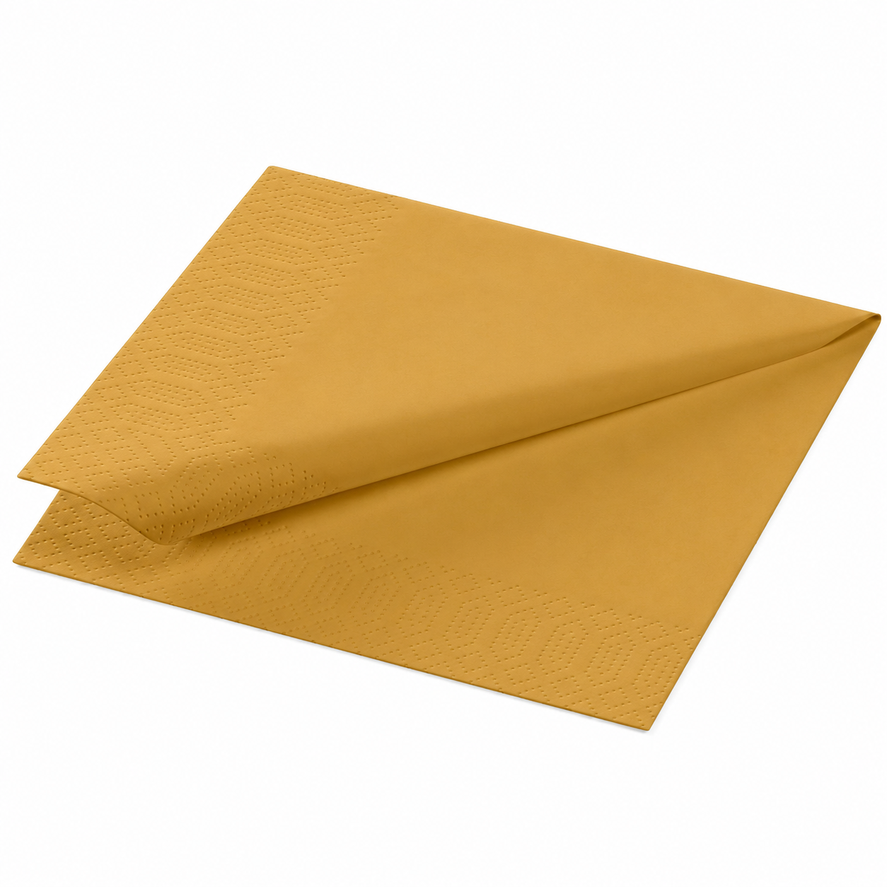 Serviette · 24×24 cm · Honey · 3-lagig · 1/4 Falz · Tissue