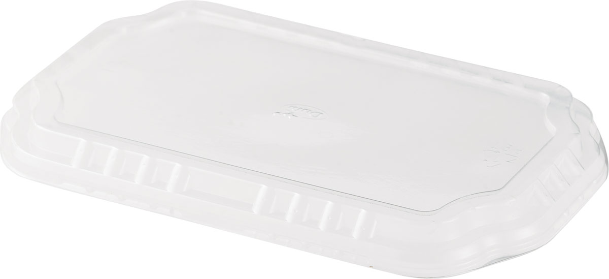 Deckel für PP-Schalen Take-Away 256×163×12 mm Transparent