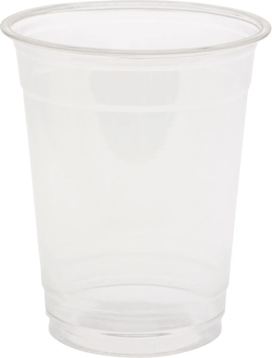 Trinkbecher · 92×92×106 mm · Transparent · rPET – Duni Crystal