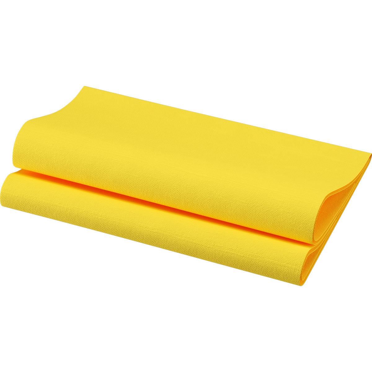 Serviette Dunisoft Bio · 40×40 cm · Gelb · Airlaid