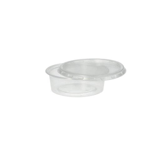 Deckel für Dressingbecher Ø 71 mm · 71×71×5 mm · Transparent · PP