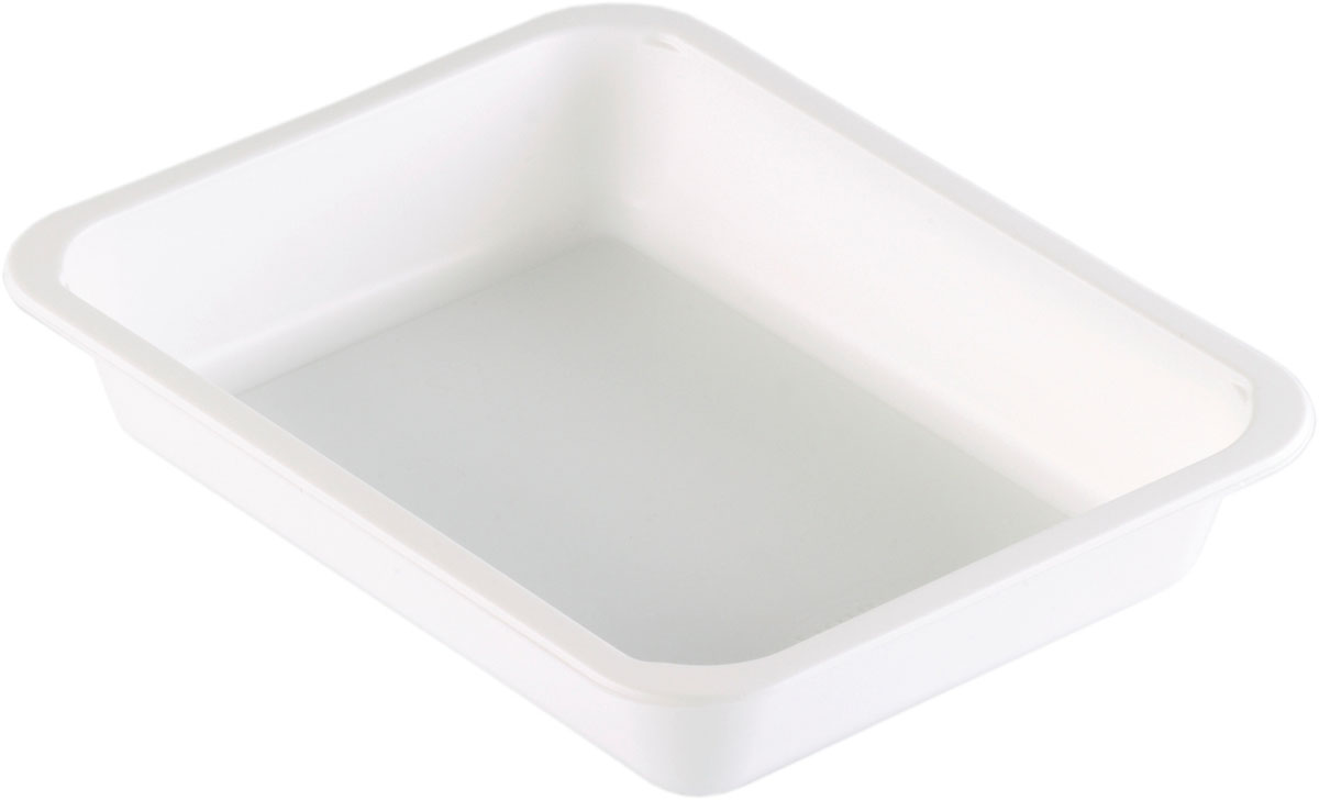 PP-Schale Caterline 227×178×40 mm Weiß ungeteilt
