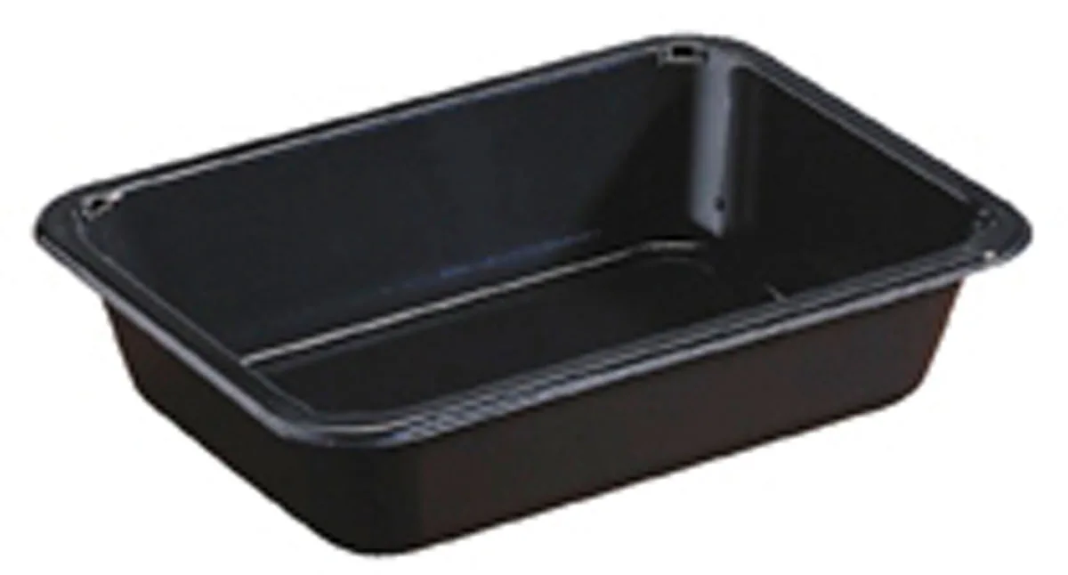 CPET-Schale 510 ml · 171×127×35 mm · Schwarz · CPET