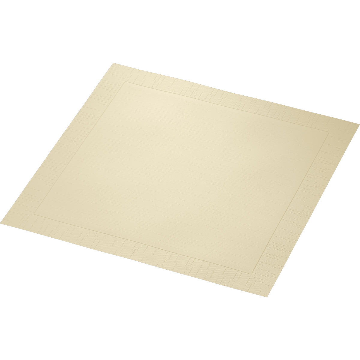 Serviette · 40×40 cm · Cream · 4-lagig · 1/4 Falz