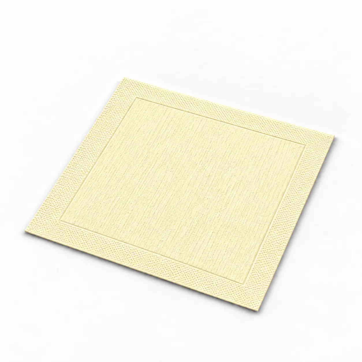 Serviette · 40×40 cm · Cream · 4-lagig · 1/4 Falz
