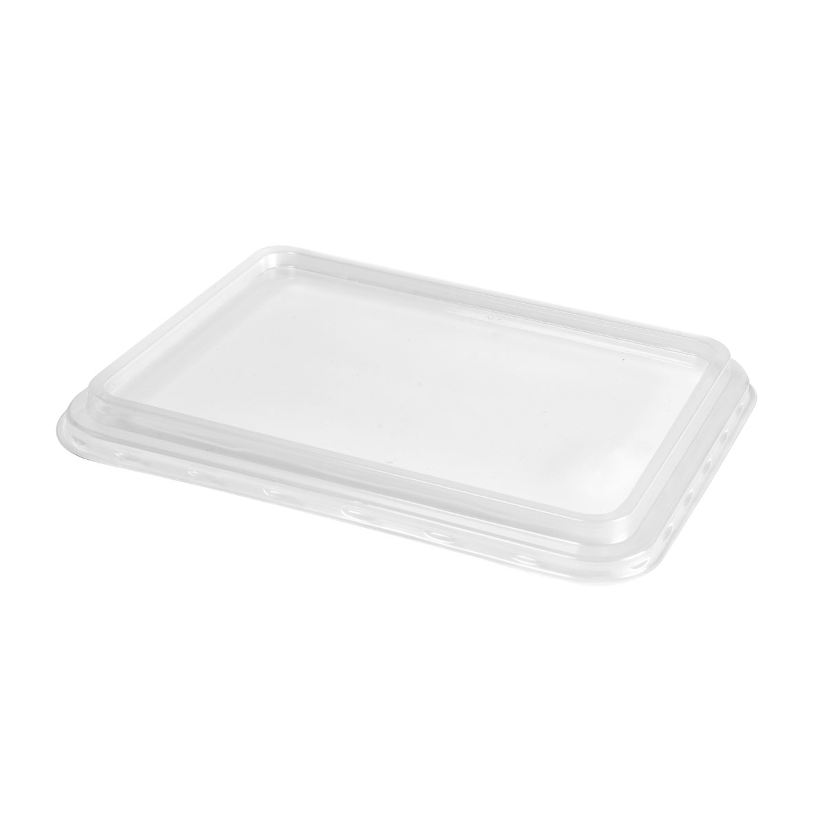 PP-Deckel für Caterline 232×182×17 mm Transparent