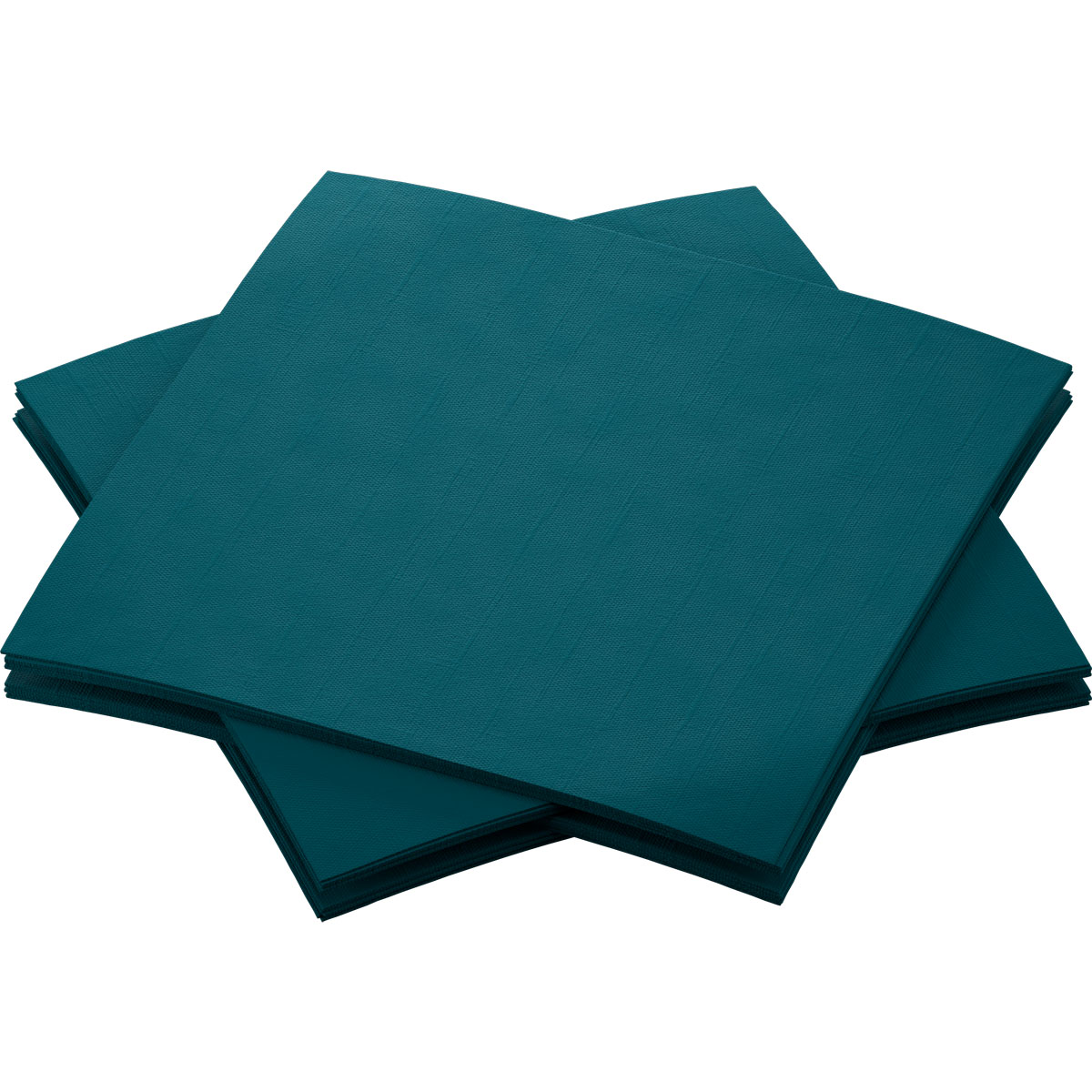 Serviette Dunisoft Bio · 20×20 cm · Ocean Teal · Airlaid