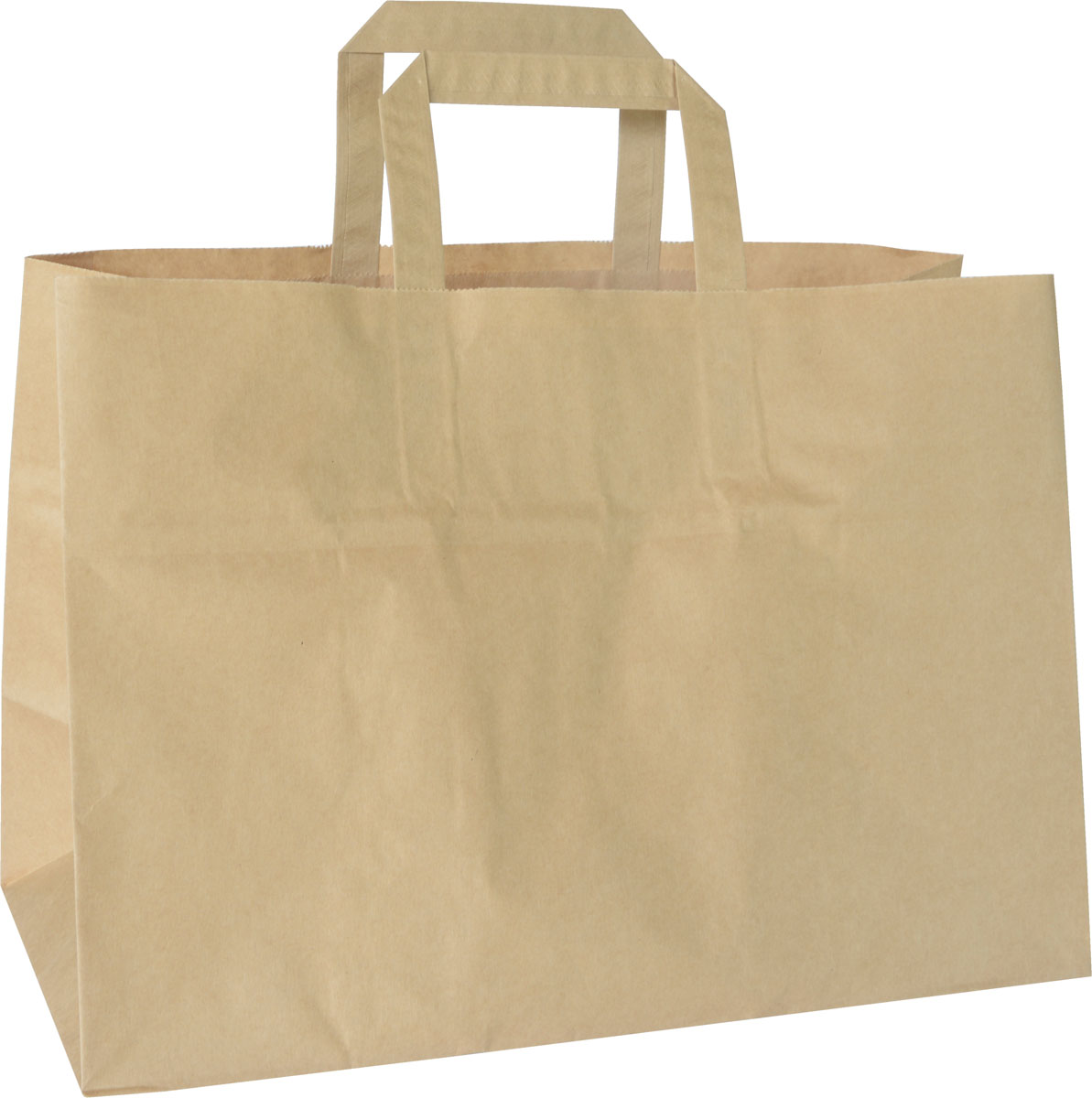 Take Away Tasche 360 x 170 x 270 mm Braun/Weiß