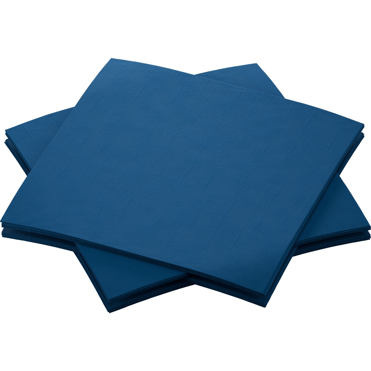 Serviette Dunisoft Bio · 20×20 cm · Dunkelblau · Airlaid