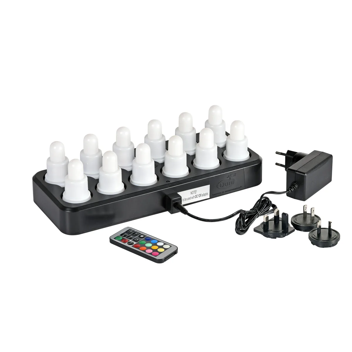 LED-Lichtset · 40×70 mm · Weiß · Kunststoff
