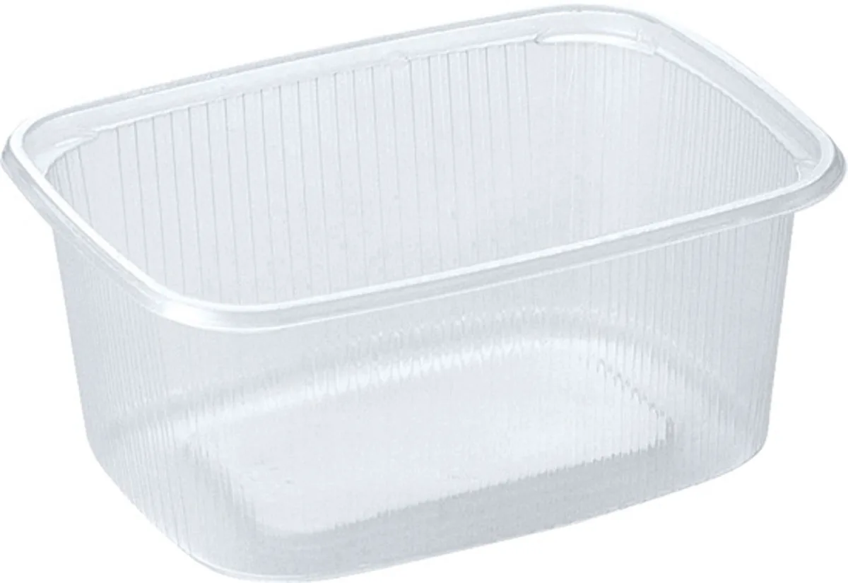 Box · 125 ml · 82×108×30 mm · Transparent · PP