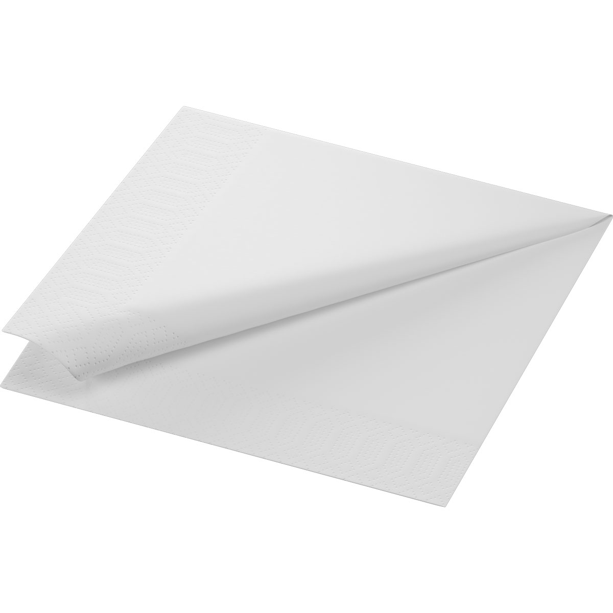 Tissue-Serviette 40×40 cm Weiß 3-lagig