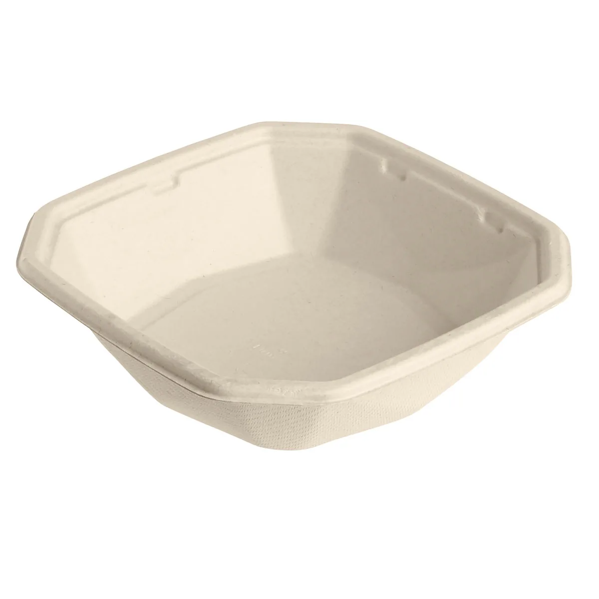 Salatschale 400 ml · 152×152×39 mm · Braun · Bagasse – Duni Octabagasse